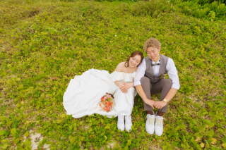 お揃いのスニーカー