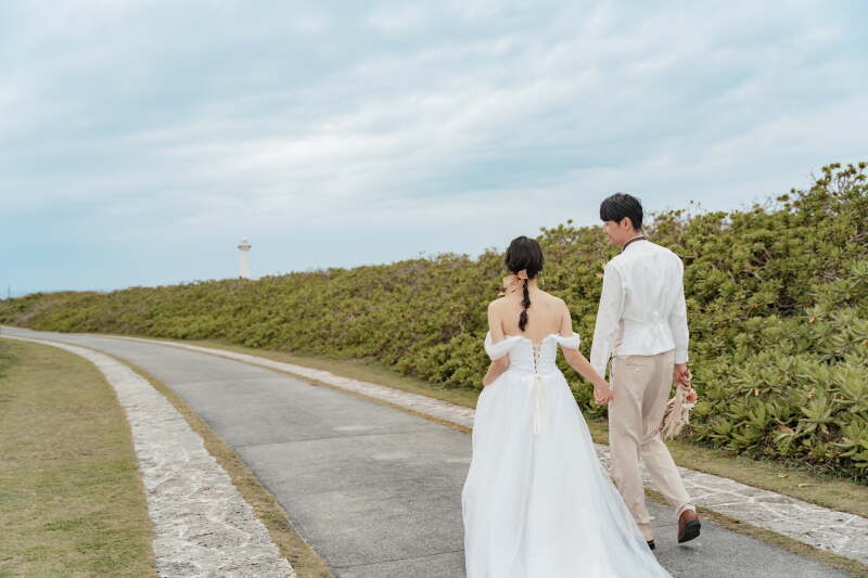 緑の中をお散歩