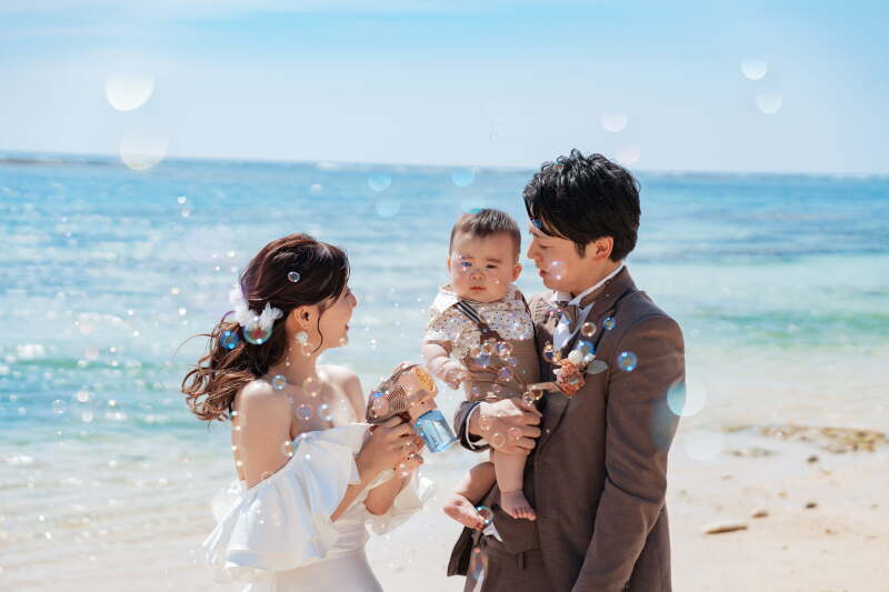 しゃぼん玉で楽しく♪