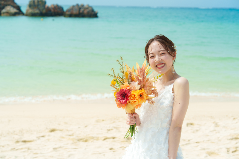 キュートな新婦さん