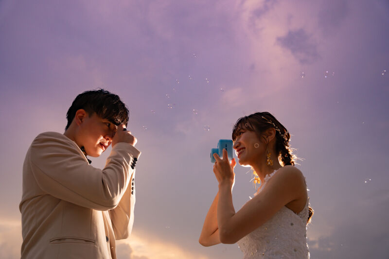 キラキラシャボン玉