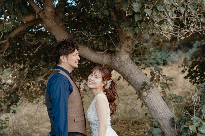 新婦さんだけカメラ目線♡