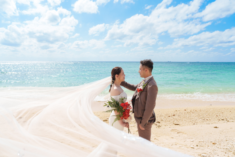 風に乗って、ベールがまあるく広がる瞬間