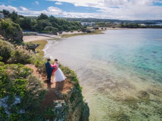 ドローン付きザネー浜撮影