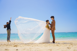 スタッフ込みベールショット