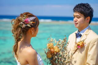 新婦さんヘアチェンジ