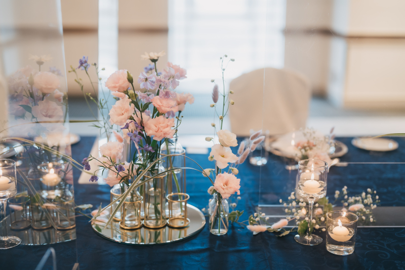 ご家族も喜んでくださったテーブル装花♪