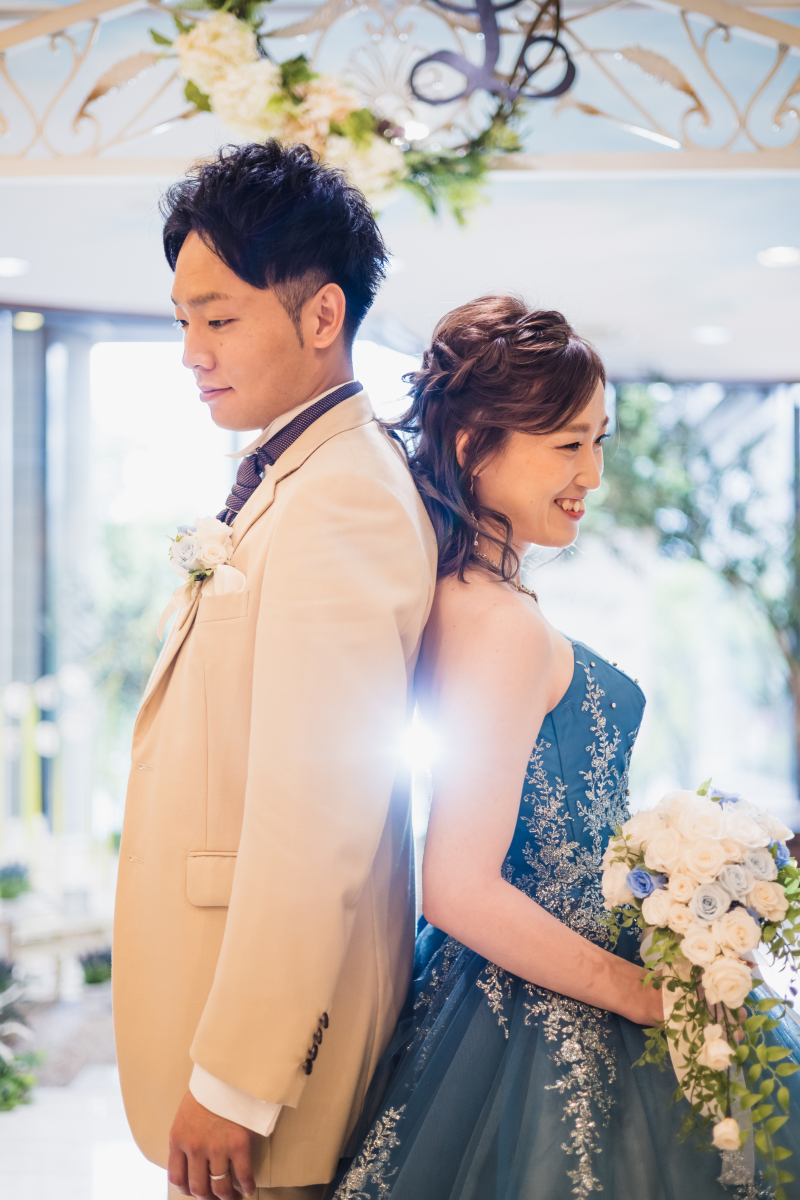 幸せの光がふたりを包み込む♡