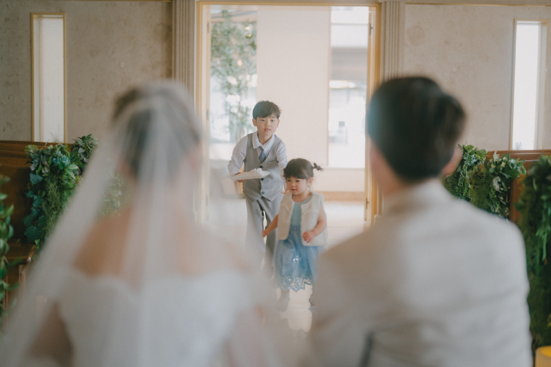 お子さまたちも、おめかし♡