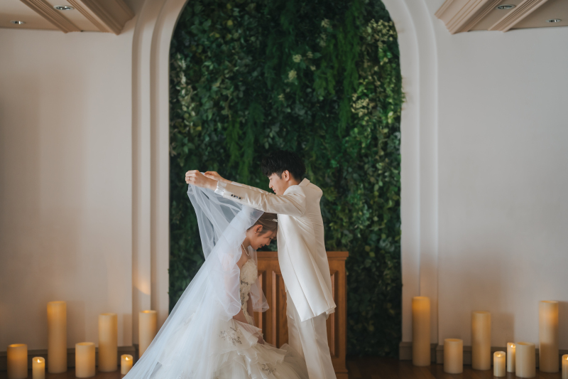 夢の挙式風撮影