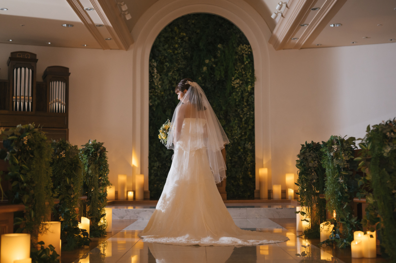 揺らめくキャンドルウェディング　