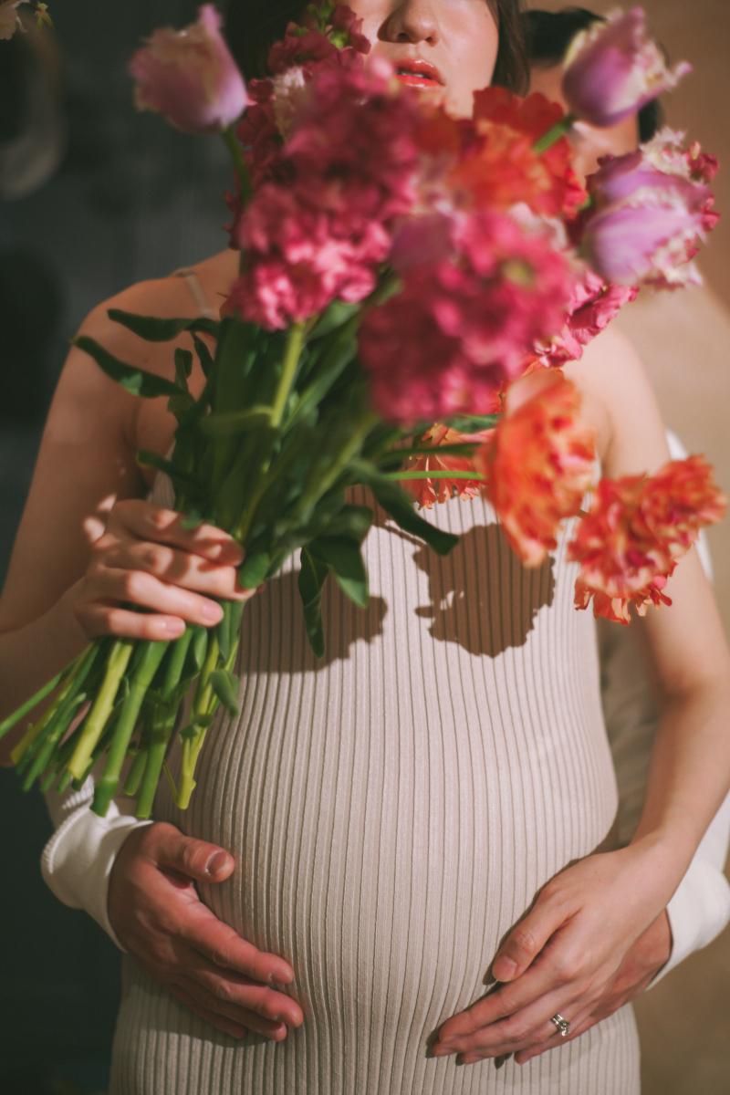 桜のスタジオでの一枚