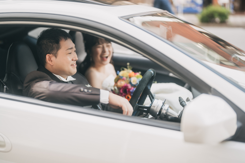 愛車との撮影も♪