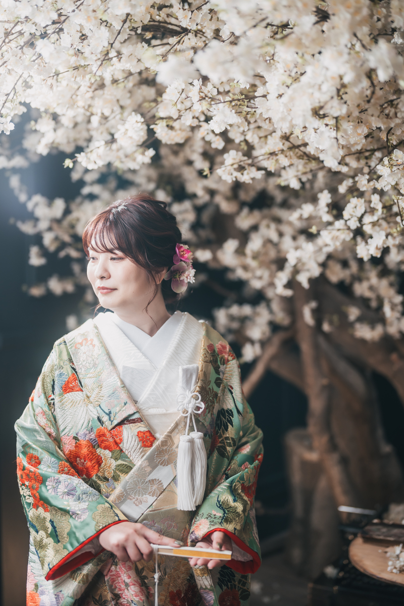 若緑の色打掛♪