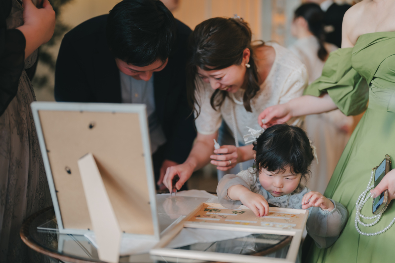 結婚証明書をゲスト参加型で創りましたー♪