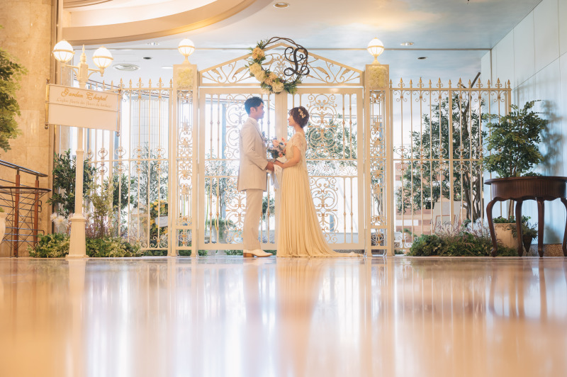 チャペルでの撮影スタート♪