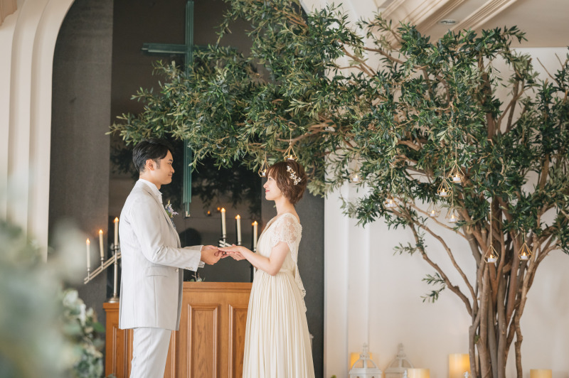 挙式風の撮影♡