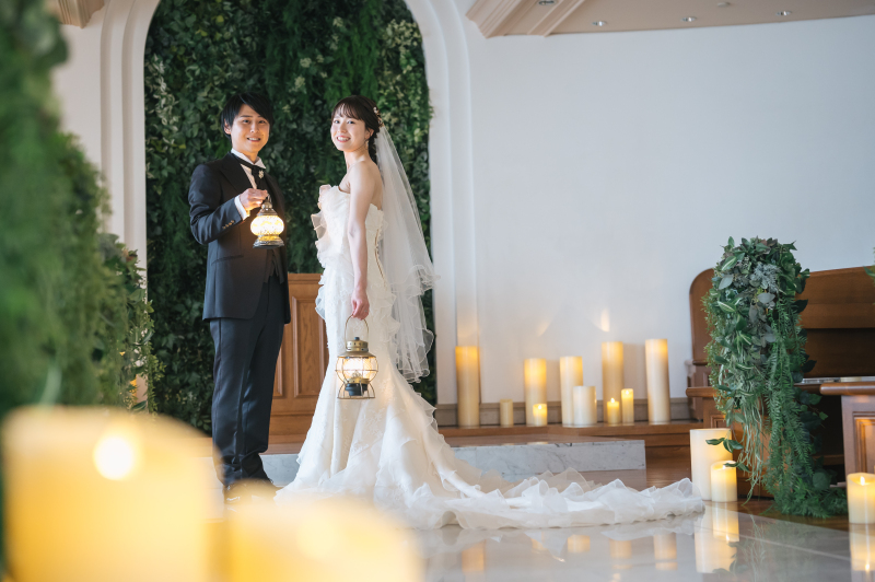 キャンドルでお出迎え♡