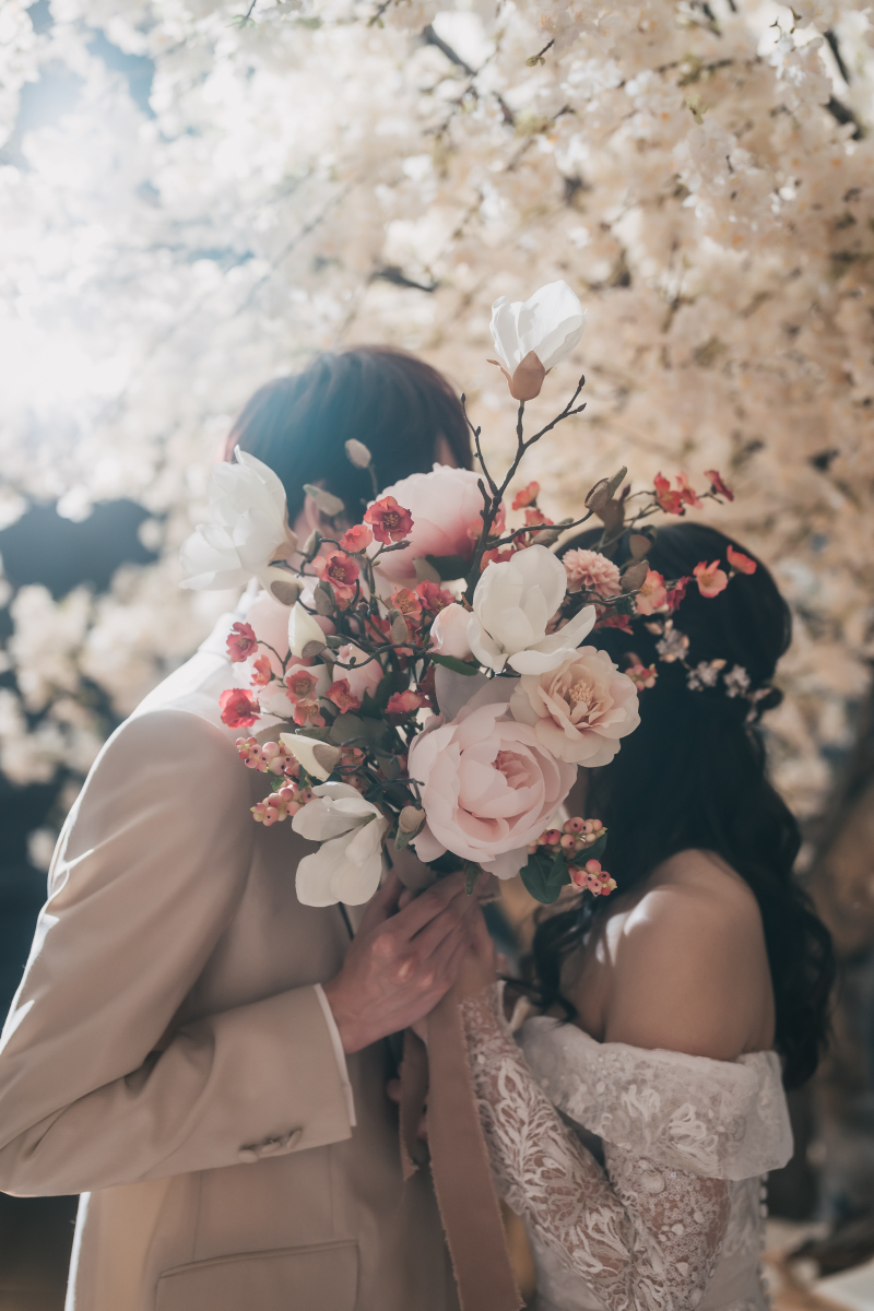 ブーケでより華やかに♡