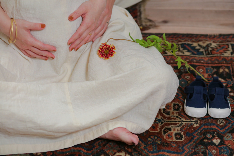 お花と一緒に♡