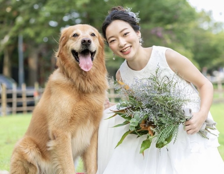 念願の愛犬と撮影♪記念日も一緒にいたい♡