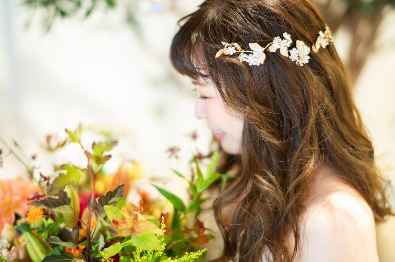 ドレスに着替えてチャペルでの撮影へ♪