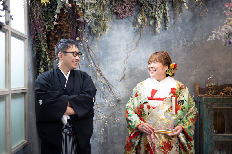 和装スタジオにて撮影スタート☆