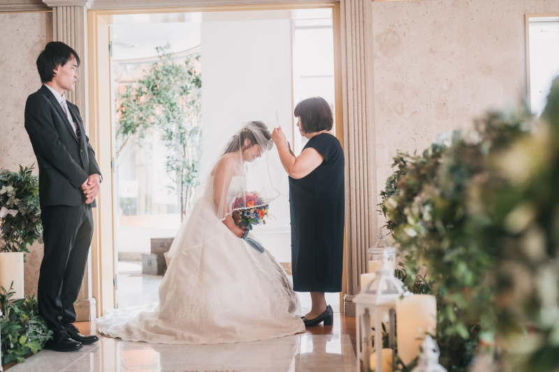 挙式風のお写真も♪