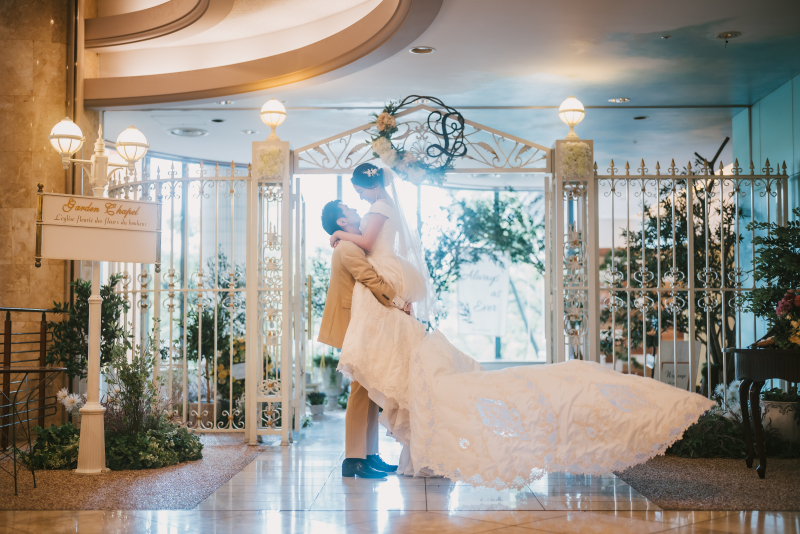 チャペルはクラシカルな雰囲気で♡