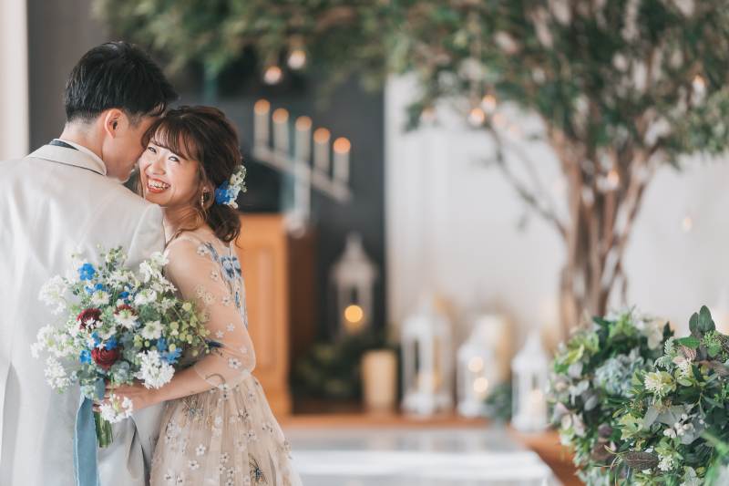 【全データ込み♪】洋装2着×チャペルフォトプラン♪ウェディングドレスもカラードレスも叶う！