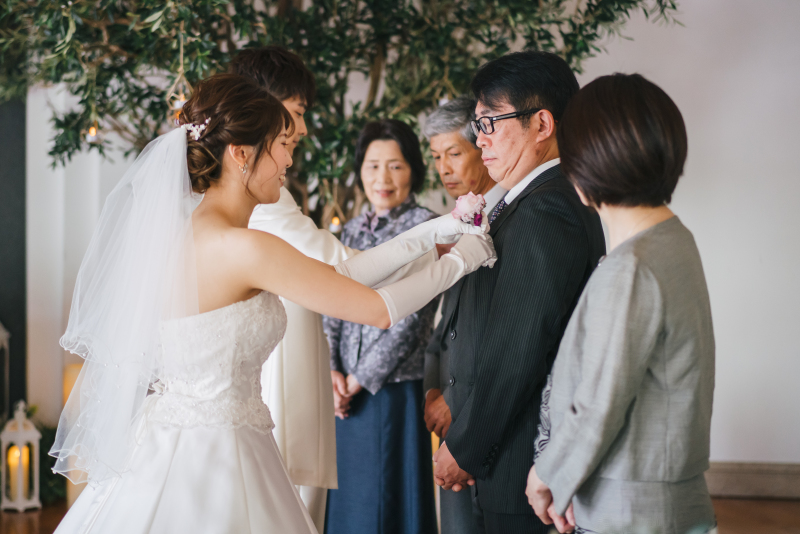 親御様と一緒に【6名159500円～♪】☆お顔合わせフォト会食婚☆洋装1着＆和会席でおもてなし♪　極力シンプルに挙げたい方へ