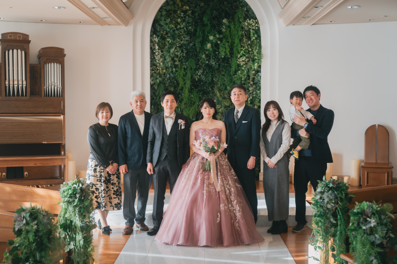 【今だけ6万OFF】全データ付◆ドレス2着で贅沢に♪本格チャペル&本物ドライフラワー空間(390,500円→330,000円)