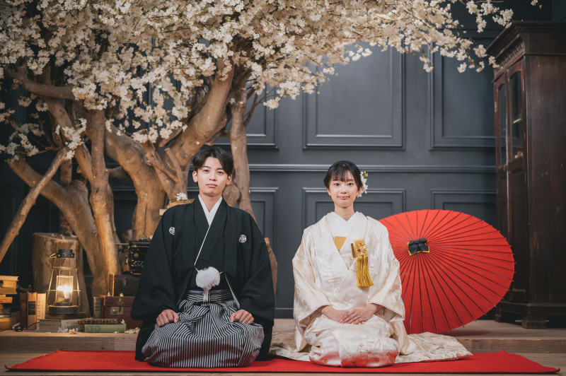 ＜通年＞やっぱりこれは外せない！★洋装チャペルと和装スタジオ撮影★＜撮影全データ込み＞プラン♪