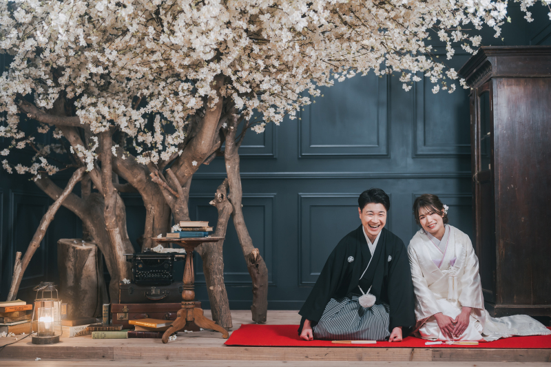 《アルバム2冊付き》★チャペルとスタジオで撮影★和装・洋装チャペル＆スタジオフォトウェディングプラン