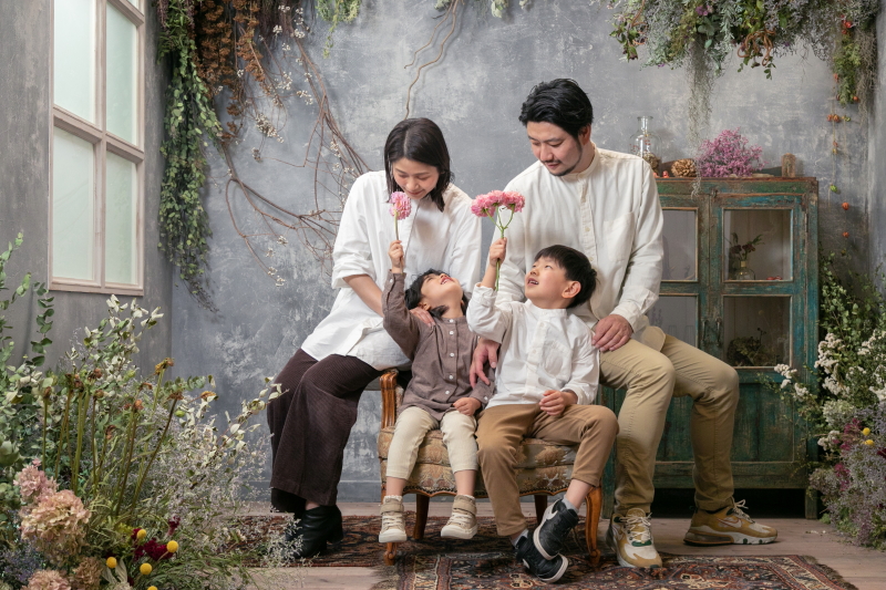 【ファミリーフォトプラン・スタンダード】★七五三・成人式など記念写真としても大ヒット★