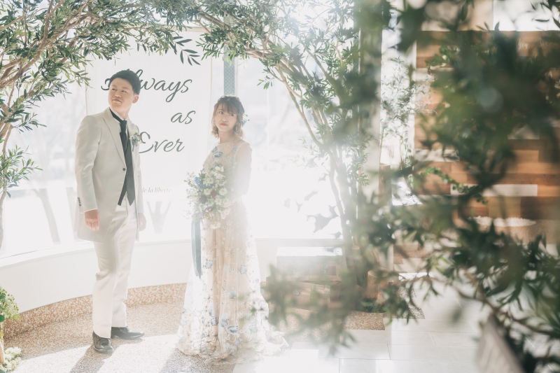 【全データ込み♪】洋装2着×チャペルフォトプラン♪ウェディングドレスもカラードレスも叶う！