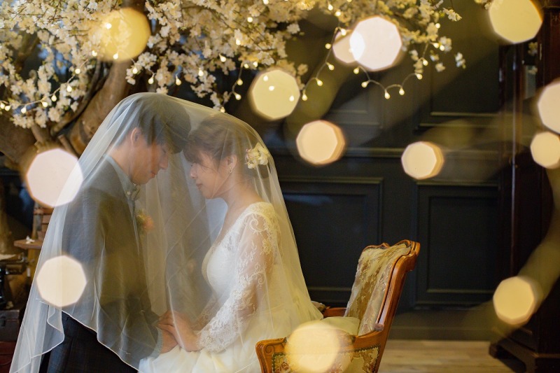 【前撮OK！！】洋装1着♪花屋が創るお花いっぱいのフォトスタジオで撮影！ウェルカムグッズやムービー利用に♪