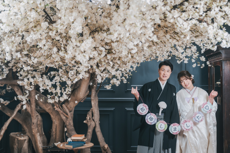 《アルバム2冊付き》★チャペルとスタジオで撮影★和装・洋装チャペル＆スタジオフォトウェディングプラン