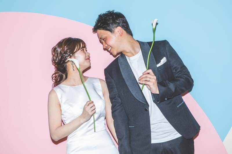 タキシードもアレンジ