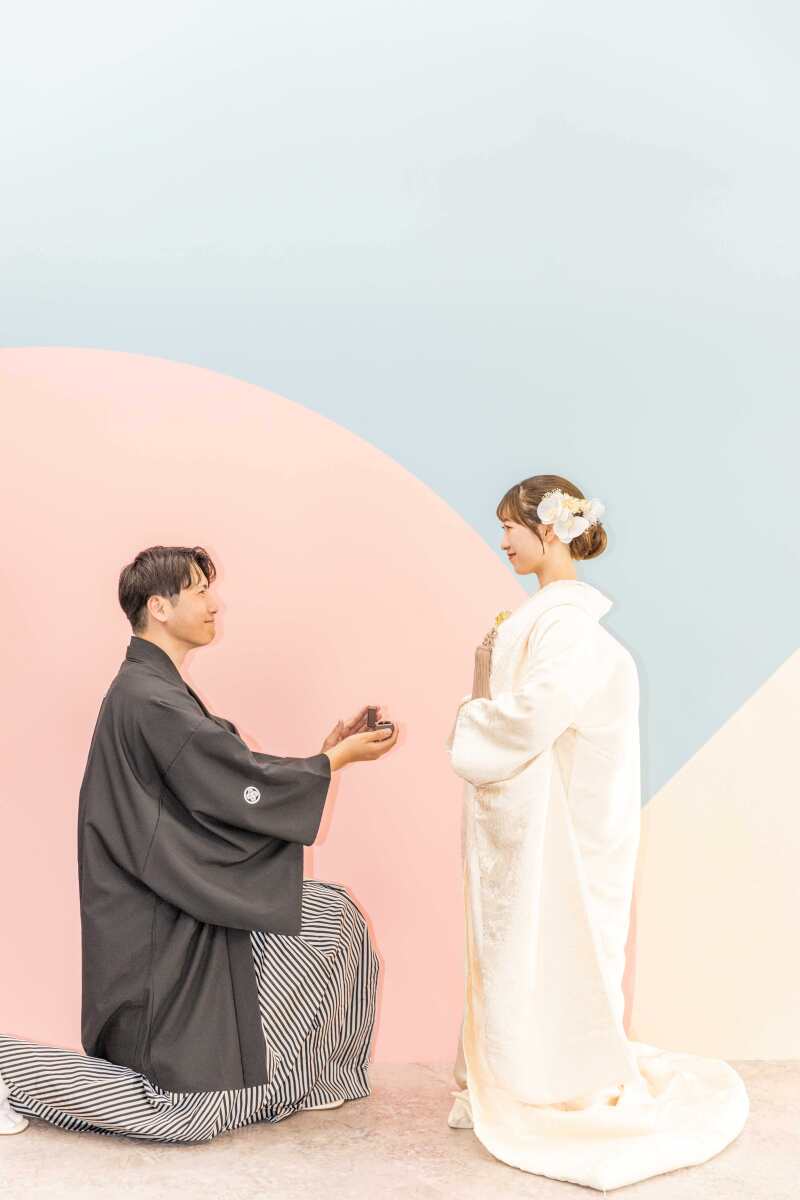 和装でプロポーズ ギャップにキュン♡