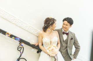 ドレスと色打掛の両方でウエディングフォト！