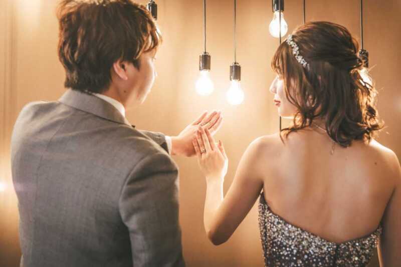 指輪のショットも忘れずに♪