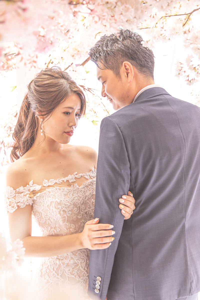 フラワーアーチシーン