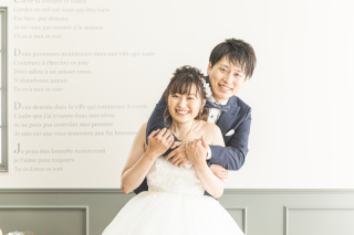 笑顔が本当に素敵なおふたり、グッドなショット頂きました！