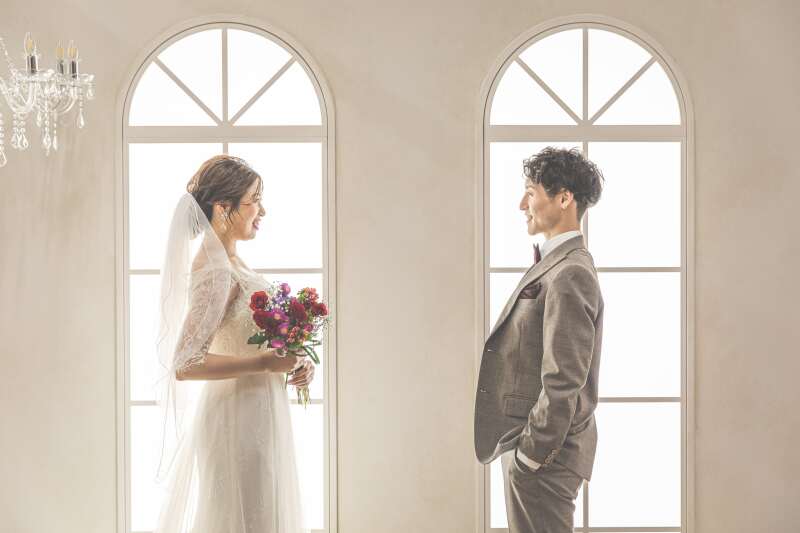 新婦様の手に・・・