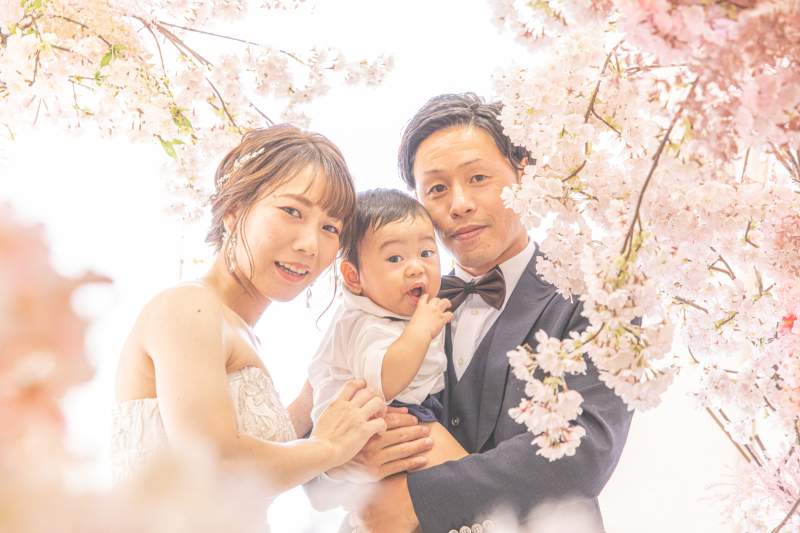 フラワーアーチシーン