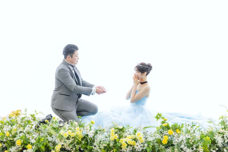 ガラスの靴でプロポーズ