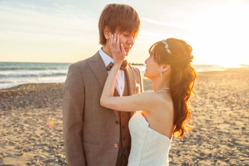 青空も夕日も♪