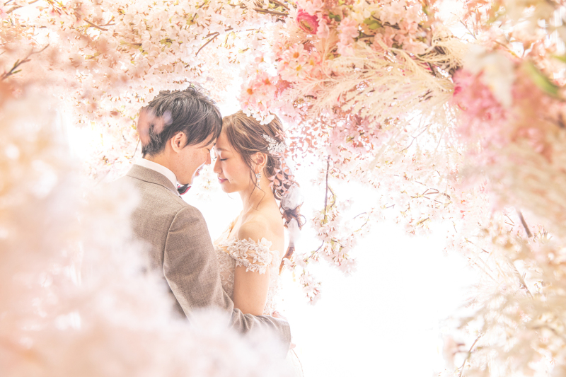 フラワーアーチシーン