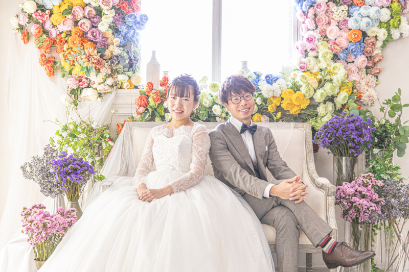 フラワーウオールシーン